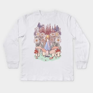 Wonderland Kids Long Sleeve T-Shirt